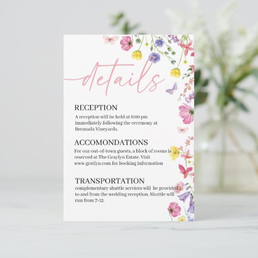 Liebe in der blutigen Hochzeitskarte Begleitkarte (Stehend Vorderseite)