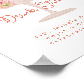 Liebe in der Brautparty-Trinkstation Unterschreibe Poster (Ecke)