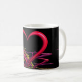 Liebe in der Darkness-Kaffee-Tasse Kaffeetasse (VorderseiteRechts)