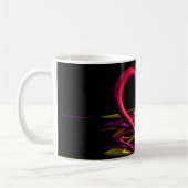 Liebe in der Darkness-Kaffee-Tasse Kaffeetasse (Links)