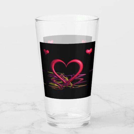 Liebe in der Dunkelheit Glas (Rückseite)