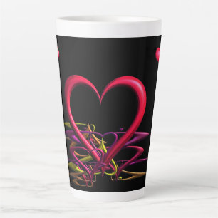 Liebe in der Dunkelheit Latte Tasse