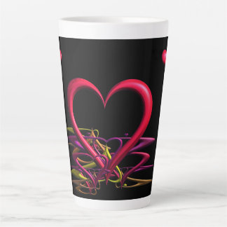 Liebe in der Dunkelheit Latte Tasse