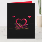 Liebe in der dunklen Blankokarte Karte (Vorderseite)