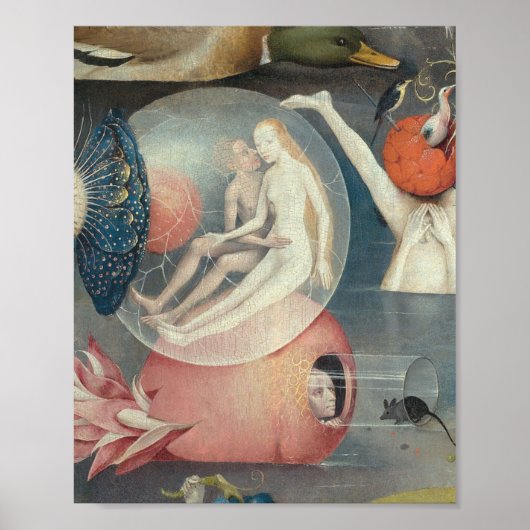 Liebe in der Hölle von Hieronymus Bosch Poster (Vorne)