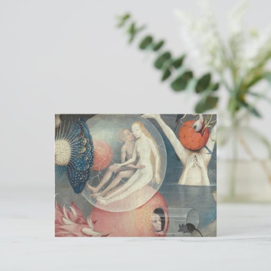 Liebe in der Hölle von Hieronymus Bosch Postkarte (Stehend Vorderseite)