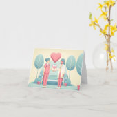 Liebe in der Krube Karte (Gelbe Blume)