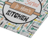 Liebe in der Küche der Mama Schneidebrett (Ecke)