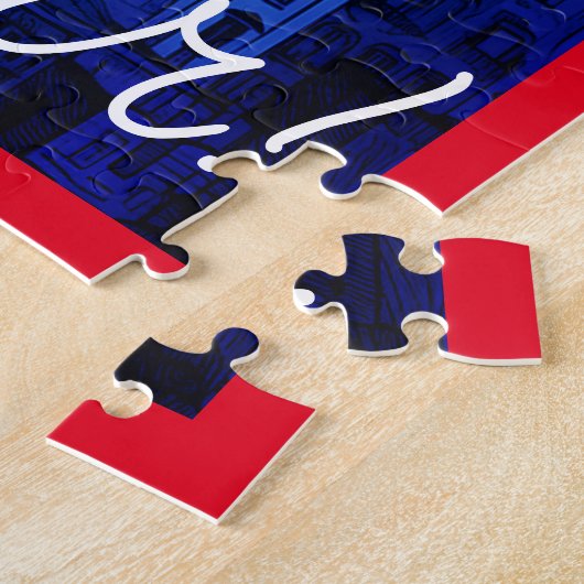 Liebe in der Luft-Engel und Herzvalentin Puzzle (Seite)