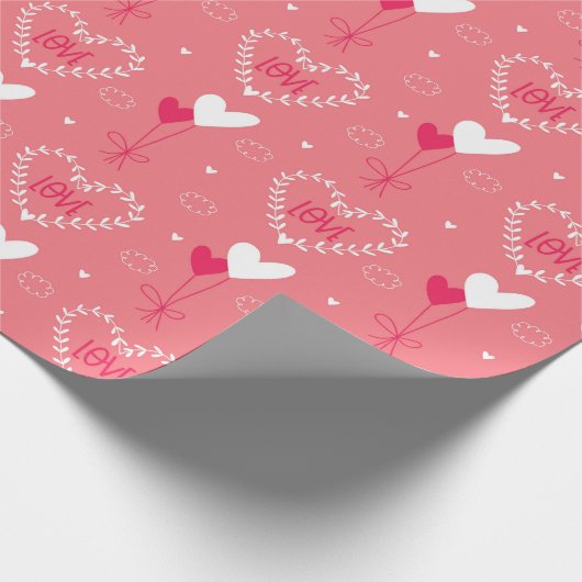 Liebe in der Luft Geschenkpapier (Ecke)