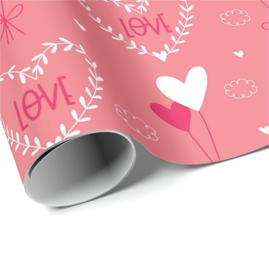 Liebe in der Luft Geschenkpapier (Rolleneckpunkt)