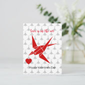 Liebe in der Luft Postkarte (Stehend Vorderseite)