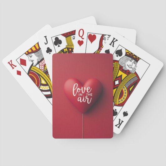 Liebe in der Luft Spielkarten (Rückseite)