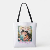 Liebe in der Luft - Valentinstag Vibes Tasche (Rückseite)