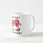 "Liebe in der Luft" Weiß 11-Unze-klassische weiße Kaffeetasse (VorderseiteRechts)