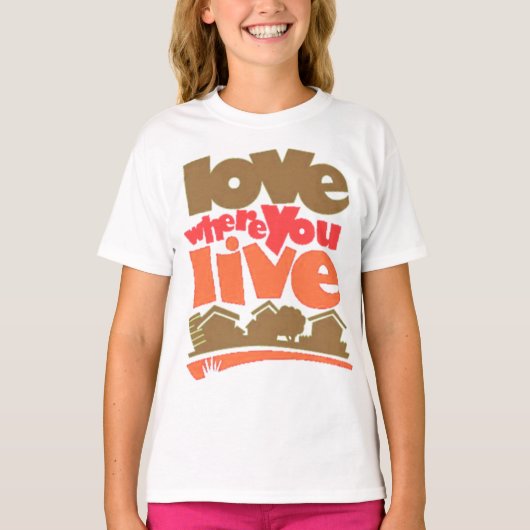 Liebe, in der Sie T-Shirt leben (Vorderseite)