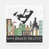 LIEBE IN DER STADT SERVIETTE (Vorderseite)