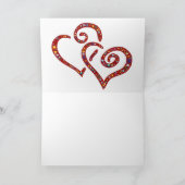 Liebe in der Verhältnis-Grußkarte mit Umschlag Karte (Innenseite)