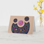 Liebe in der Verhältnis-Grußkarte mit Umschlag Karte (Gelbe Blume)