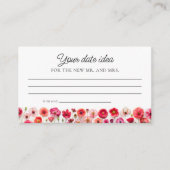 Liebe in der Wildblume Bloom Begleitkarte (Vorderseite)