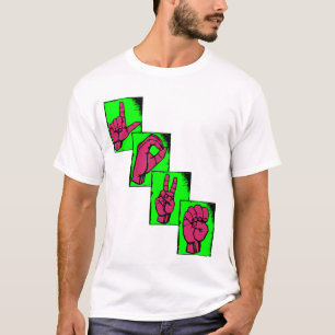 LIEBE in der Zeichen-Sprache T-Shirt