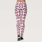 Liebe in Druckmuster Leggings (Rückseite)