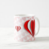 Liebe in Ebenen Kaffeetasse (VorderseiteRechts)