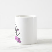 Liebe in einer Tasse Romantischer Schwarz/Rosa (Mittel)