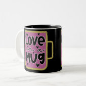 Liebe in einer Tasse Valentine (Vorderseite Links)