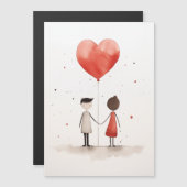 Liebe in Einfachheit Magneteinladung (Vorne/Hinten)