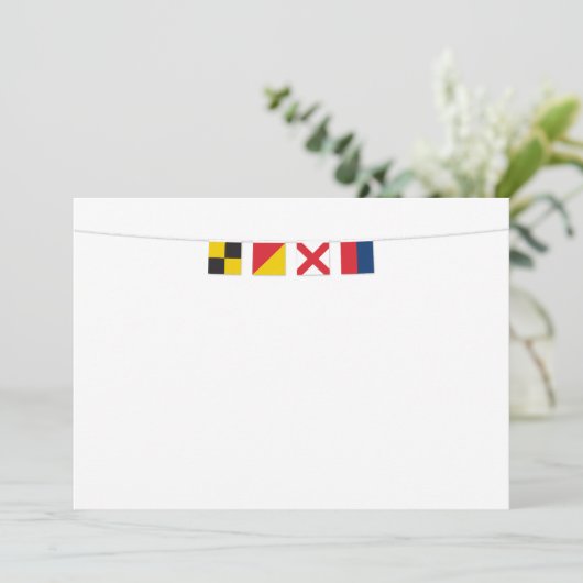 LIEBE in farbigen Signallahnen (Stehend Vorderseite)