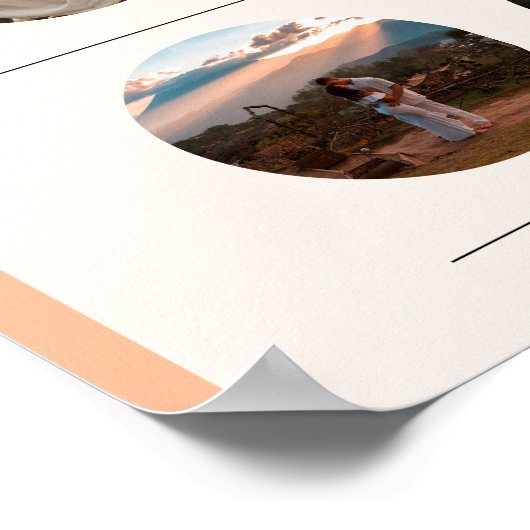 Liebe in First Spritz Wo waren sie? | Horizontal Poster (Ecke)