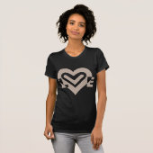 Liebe in Grau T-Shirt (Vorne ganz)