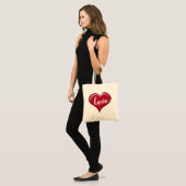 Liebe in Herzvalentinen Tragetasche (Vorderseite (Model))