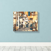 "Liebe in ihren Händen" Leinwanddruck (Insitu (Holzboden))