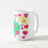 Liebe in irgendeiner Sprache Kaffeetasse (VorderseiteRechts)