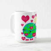 Liebe in irgendeiner Sprache Kaffeetasse (Vorderseite Links)