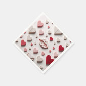 Liebe in jedem Biss Serviette (Ecke)