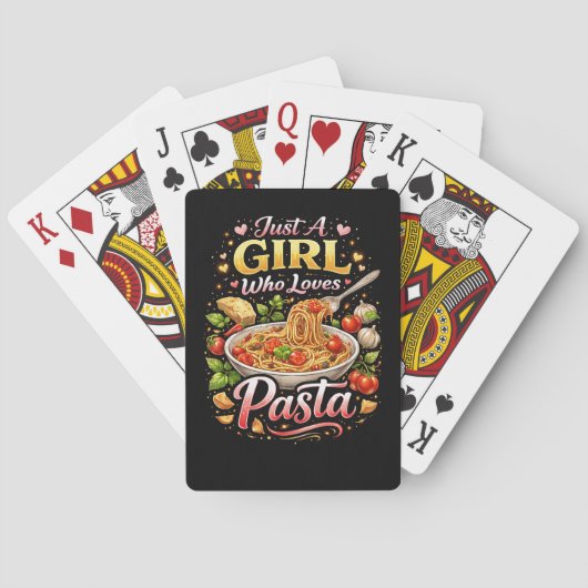 Liebe in jedem Bissen Spielkarten (Rückseite)