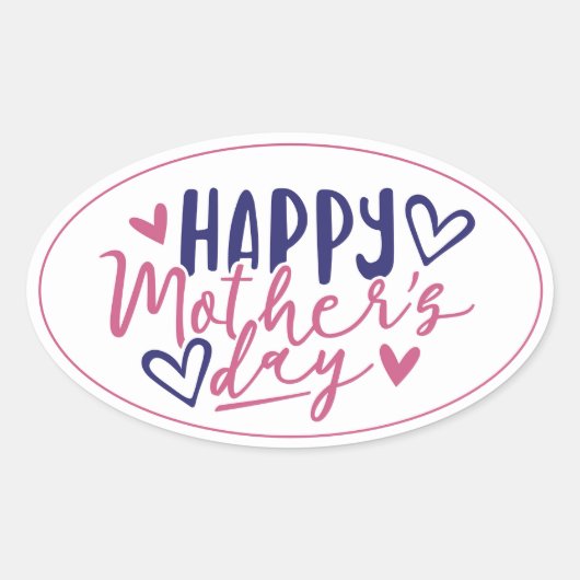 Liebe in jedem Buchstaben Ovaler Aufkleber (Vorderseite)