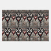 Liebe in jedem Heartbeat-Wrapping-Paper Geschenkpapier Set (Vorderseite 3)