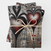 Liebe in jedem Heartbeat-Wrapping-Paper Geschenkpapier Set (Beispiel)