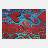 Liebe in jedem Herzschlag Geschenkpapier Set (Vorderseite 3)