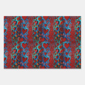 Liebe in jedem Herzschlag Geschenkpapier Set (Vorderseite 2)