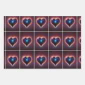 Liebe in jedem Herzschlag Geschenkpapier Set (Vorderseite 3)