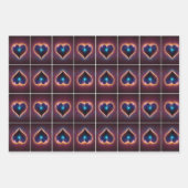 Liebe in jedem Herzschlag Geschenkpapier Set (Vorderseite 2)