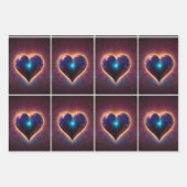 Liebe in jedem Herzschlag Geschenkpapier Set (Vorderseite)