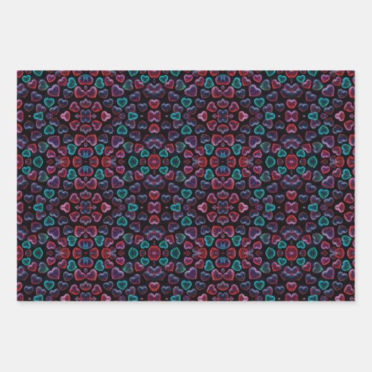 Liebe in jedem Herzschlag Geschenkpapier Set (Vorderseite 2)