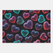 Liebe in jedem Herzschlag Geschenkpapier Set (Vorderseite)