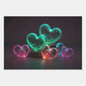 Liebe in jedem Herzschlag Geschenkpapier Set (Vorderseite)